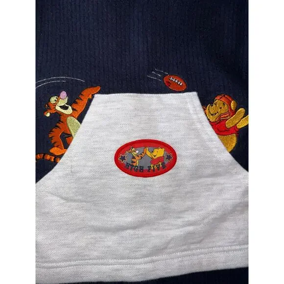 Vintage 2000 Disney Pooh & Tigger “High-Five” Hoodie Set | Size 3T - Picture 2 of 5